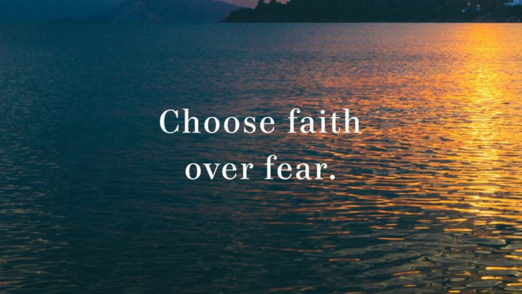 Choose Taithz 
over fear. 